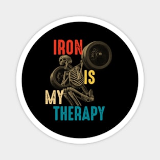 Iron Is My Therapy Magnet